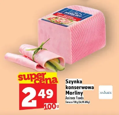 Szynka konserwowa Morliny Animex Foods promocja w TOPAZ