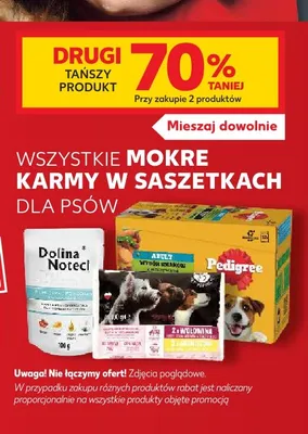 Mokra karma w saszetkach dla psów Dolina Noteci promocja w Kaufland