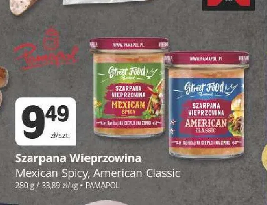 Szarpana wieprzowina Mexican Spicy Pamapol promocja w Marketvita
