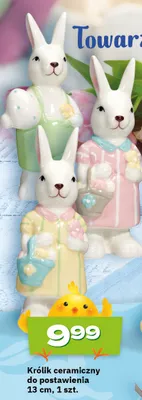 Królik ceramiczny do postawienia 13 cm promocja w Twój Market
