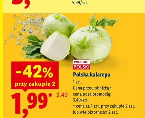 Kalarepa polska promocja w Lidl