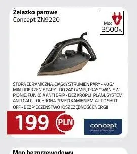 Żelazko parowe Concept ZN9220 promocja w kakto.pl