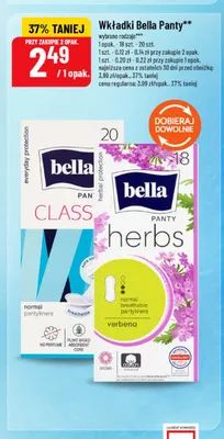 Wkładki higieniczne Bella Panty Herbs Verbena promocja w POLOmarket