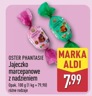 Jajeczko marcepanowe z nadzieniem promocja w Aldi