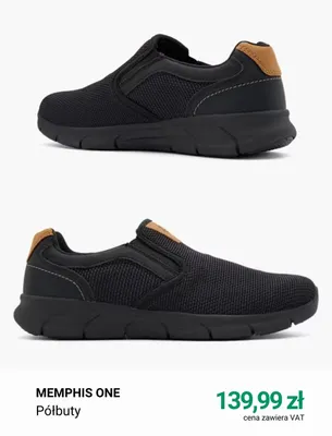 Półbuty Memphis One promocja w Deichmann