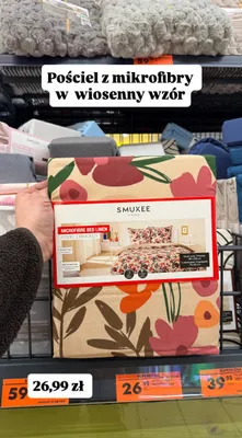 Pościel z mikrofazy 160x200 + 2x 70x80 cm promocja w Biedronka