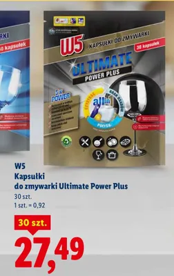 Kapsułki do zmywarki Ultimate Power Plus promocja w Lidl