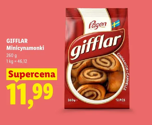 Minicynamonki Gifflar promocja w Lidl