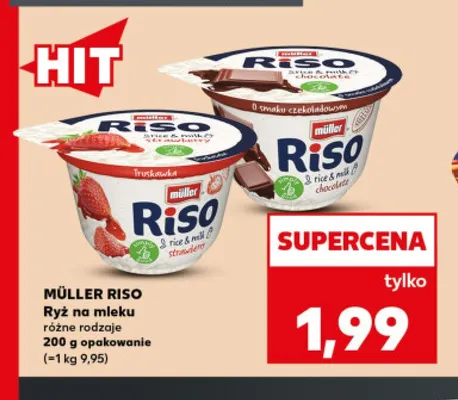 Ryż na mleku Müller Riso promocja w Kaufland