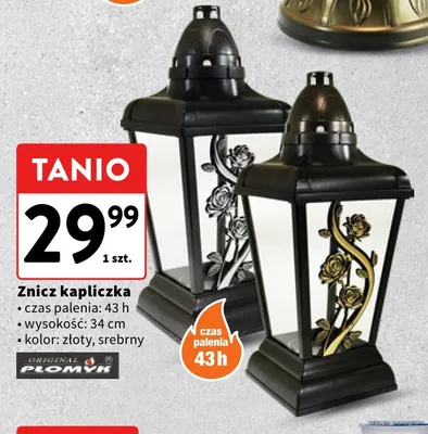 Znicz kapliczka Original Płomyk promocja w Intermarche