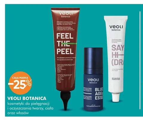 Kosmetyki do pielęgnacji i oczyszczania twarzy ciała oraz włosów Veoli Botanica promocja w Super-Pharm