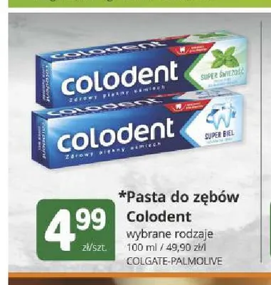 Pasta do zębów Colodent promocja w Marketvita