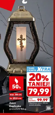 Znicz kalia promocja w Kaufland