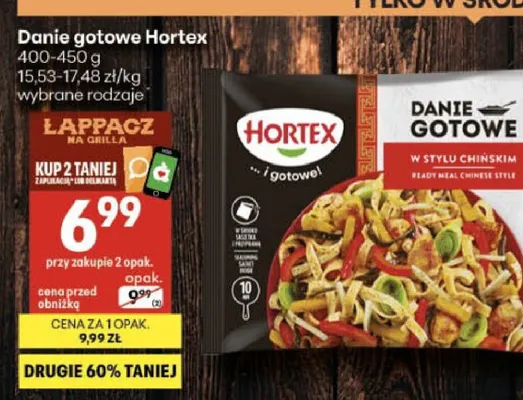 Danie gotowe Hortex promocja w Delikatesy Centrum