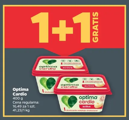 Margaryna Optima Cardio promocja w Netto