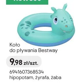 Koło do pływania hipopotam, żyrafa, żaba promocja w Castorama