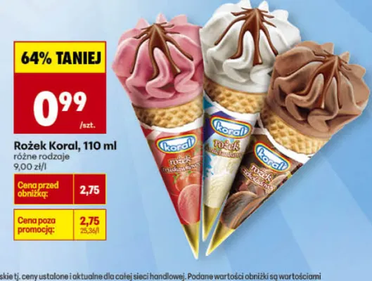 Rożek śmietankowy promocja w Biedronka