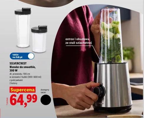 Blender do smoothie Silvercrest promocja w Lidl
