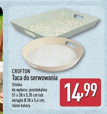Taca do serwowania Crofton okrągła promocja w Aldi