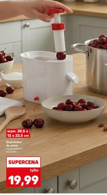 Drylownica do wiśni z pojemnikiem na pestki promocja w Kaufland