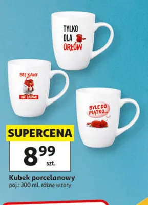 Kubek porcelanowy 300ml promocja w Auchan
