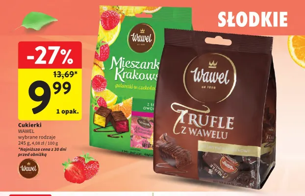 Cukierki Trufle z Wawelu Wawel promocja w Intermarche