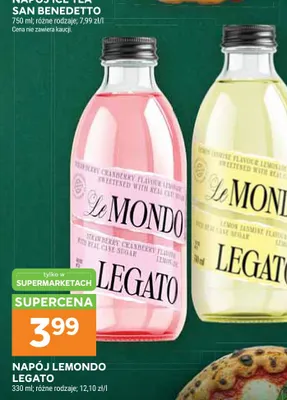 Napój Lemondo Legato Lemon Jasmine promocja w Stokrotka