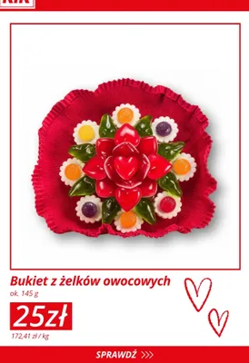 Bukiet z żelków owocowych promocja w KiK