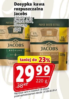 Kawa rozpuszczalna Jacobs Kronung promocja w Prim Market