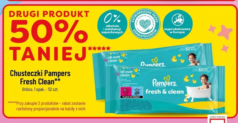 Chusteczki Fresh Clean wybrane rodzaje promocja w POLOmarket