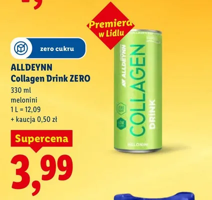 Collagen Drink ZERO meloninni promocja w Lidl