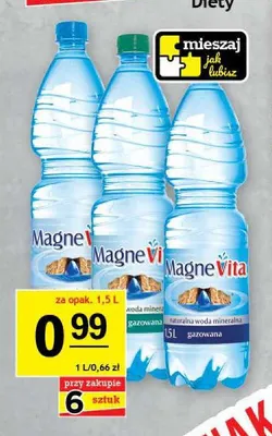 Woda mineralna MagneVita niegazowana promocja w Gram Market