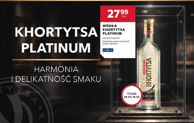 Wódka Platinum promocja w Stokrotka