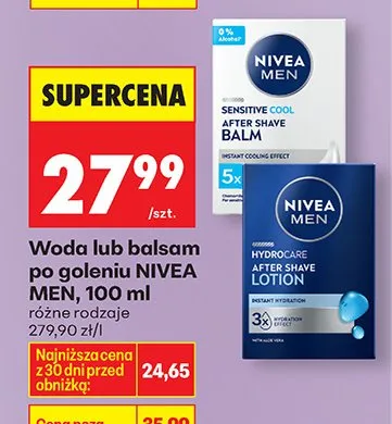Woda lub balsam po goleniu promocja w Biedronka