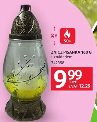 Znicz pisanka z wkładem 160 g promocja w Selgros