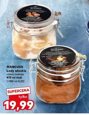 Lody włoskie Sea Salt Caramel Mancuso promocja w Kaufland