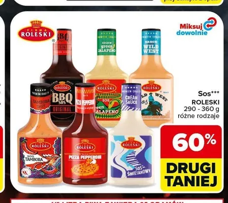 Sos BBQ Roleski promocja w Carrefour Market