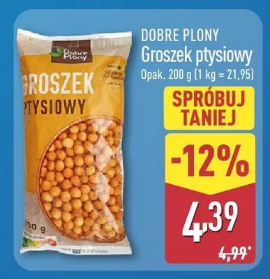 Groszek ptysiowy promocja w Aldi