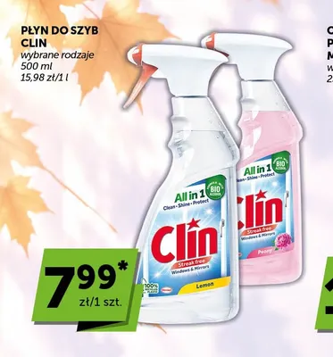 Płyn do szyb Clin Lemon promocja w Groszek