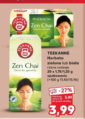 Herbata TEEKANNE promocja w Kaufland