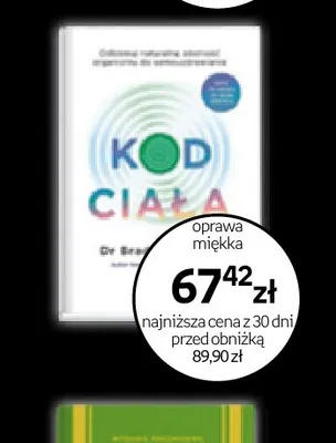 Książka Kod ciała Dr Bradley Nelson promocja w Empik