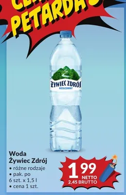 Woda Żywiec Zdrój promocja w Makro