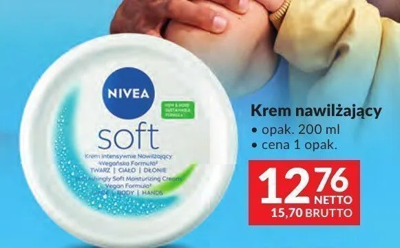 Krem nawilżający Nivea Soft promocja w Makro