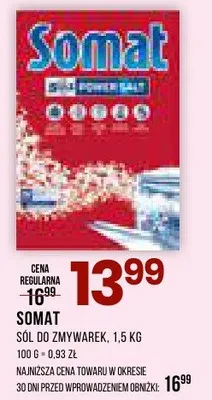 Sól do zmywarek Somat promocja w Drogerie Natura
