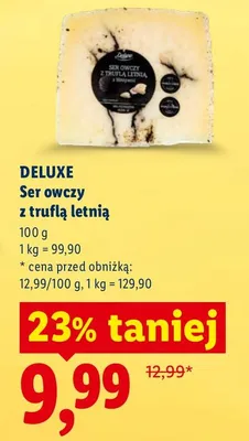 Ser owczy z truflą letnią promocja w Lidl