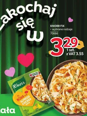 Danie Knorr Fix wybrane rodzaje promocja w Selgros