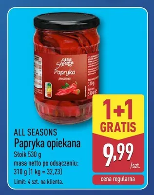 Papryka opiekana promocja w Aldi