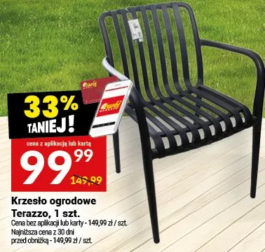 Krzesło ogrodowe Terazzo promocja w Twój Market