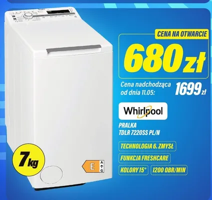 Pralka Whirlpool TDLR 7220SS PL/N promocja w RTV EURO AGD