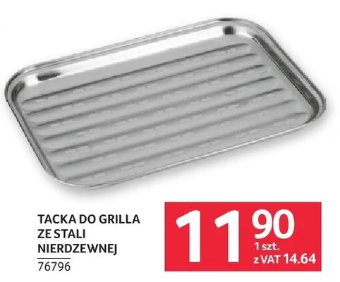 Tacka do grilla ze stali nierdzewnej 76796 promocja w Selgros